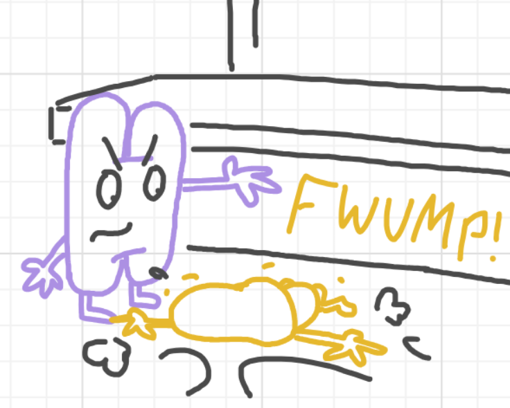 A panel from I've Been Everywhere, Man, episode nine of the Board Boards object show by Furretwalk/WalkingFurret.